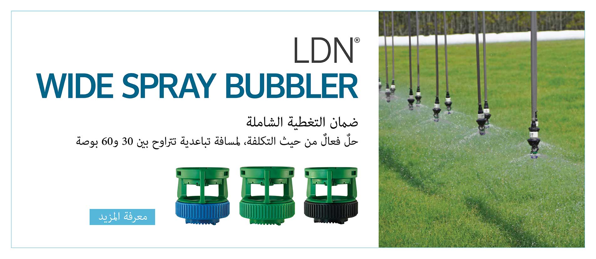 LDN® LEPA - Wide Spray Bubbler