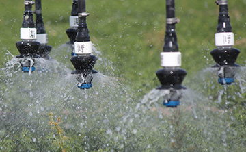 Irrigation pressure regulator guide