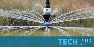 Improving irrigation efficiency in high flow systems with the LDN