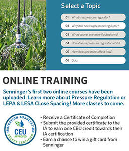 New Online Training Courses for Irrigation Professionals