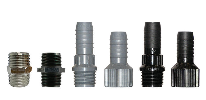 Senninger Adapters &amp; Fittings are constructed with non-corrosive UV-resistant thermoplastic for a longer life